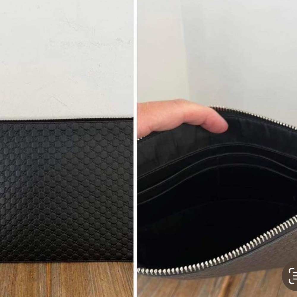 Gucci wristlet black